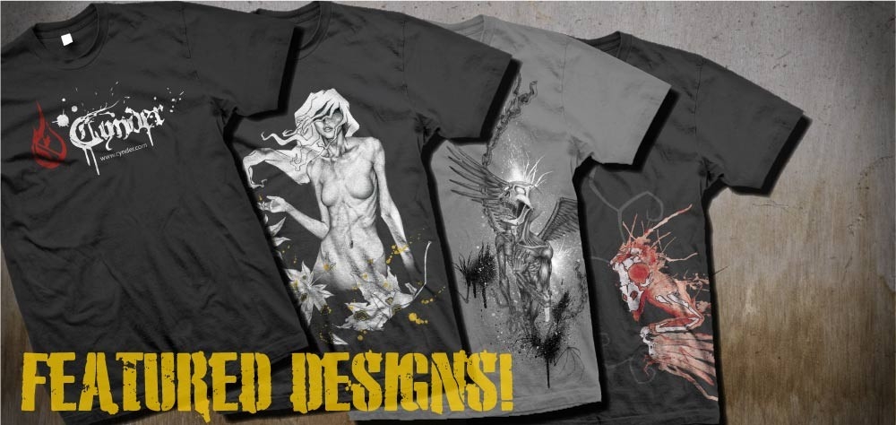 Featured T-Shirts Skull, Naked Lady, Art